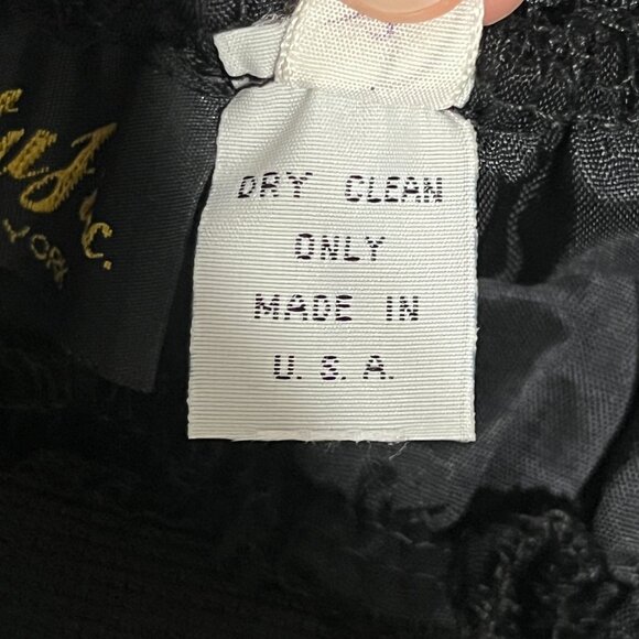 Cotuf INC Womens Velvet Bubble Mini Skirt Size S Black Whimsigoth Romantic Goth - Picture 8 of 8